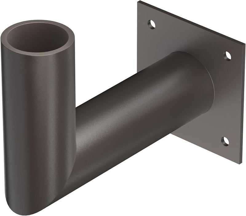 Hyperlite Wall Mount Bracket: 90 Degree for Parking Lot Light - L Shape Bracket for 2 3/8 inch Slip Fit Lights, Lighting Mounting Bracket Extension Pole for LED Shoebox Area Lights Street Pole Light - Image 1